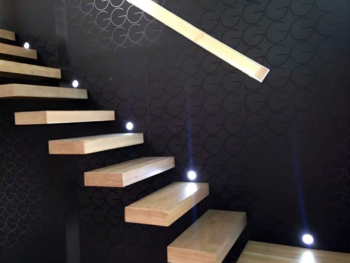 Un escalier unique grâce à une finition en peinture